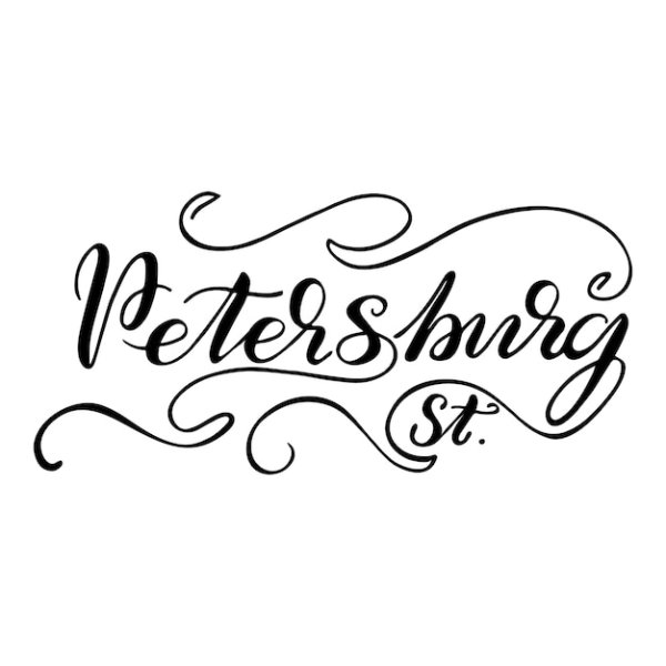 Красивая надпись Санкт-Петербург