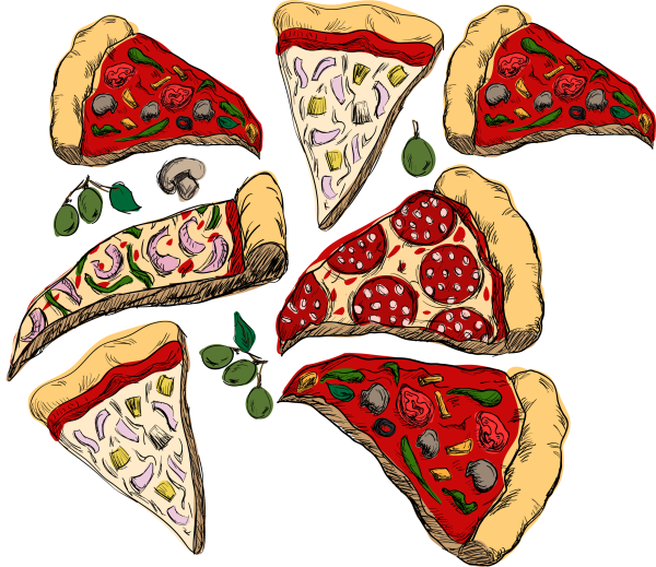 Пицца рисунок