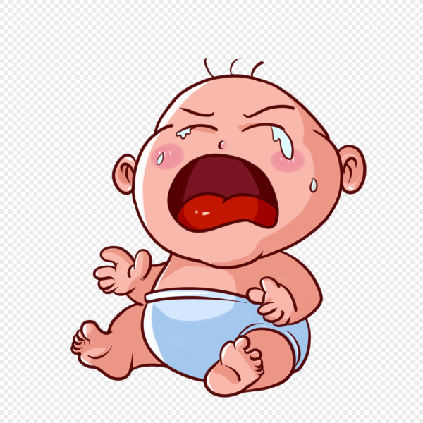 Нарисованный ребенок плачет