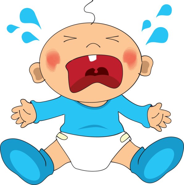 Плачущий ребенок рисунок