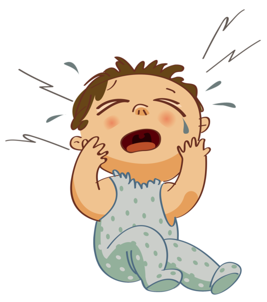 Мультяшка плачет