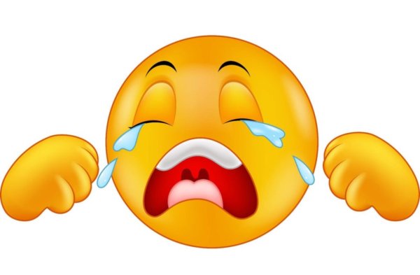 Смайлик плач на взрыв