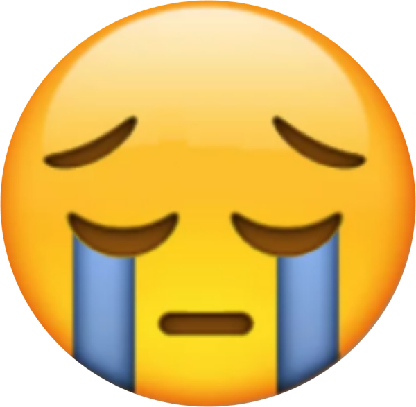 Плачущий смайлик ВК