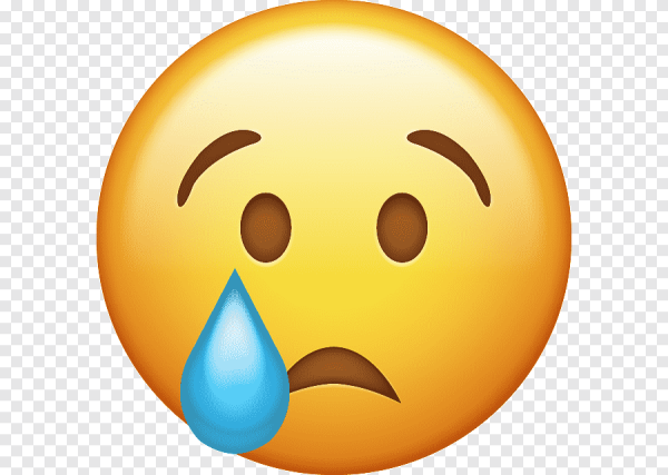 Смайлик плачет