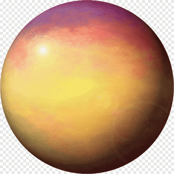 Венера Планета на белом фоне