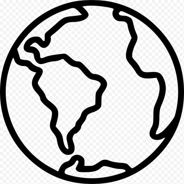 Планета земля контур