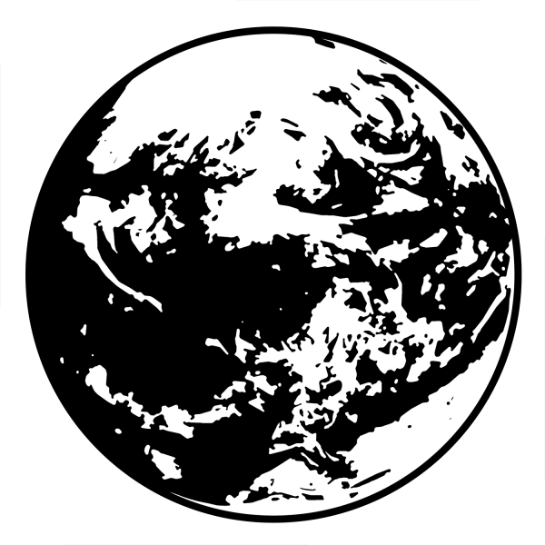 Планета земля чб