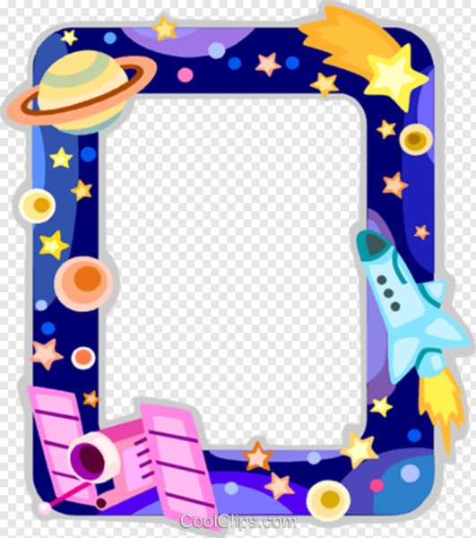 Рамка космос для детей