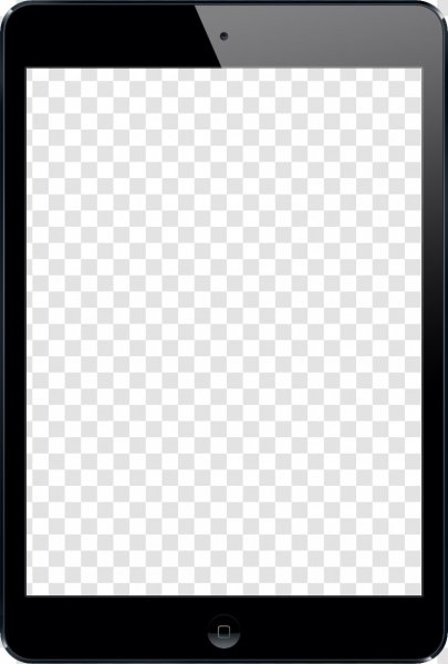 IPAD на прозрачном фоне