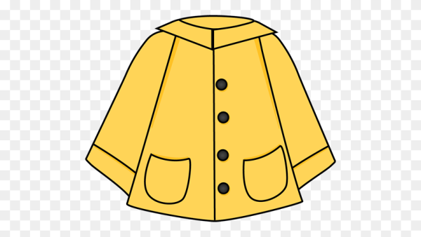 Плащ дождевик вектор