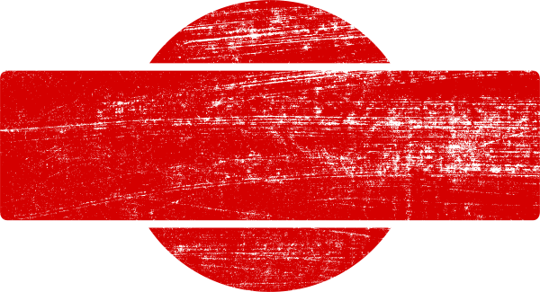 Красная плашка для надписи