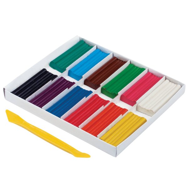 Пластилин BRAUBERG 12 цветов