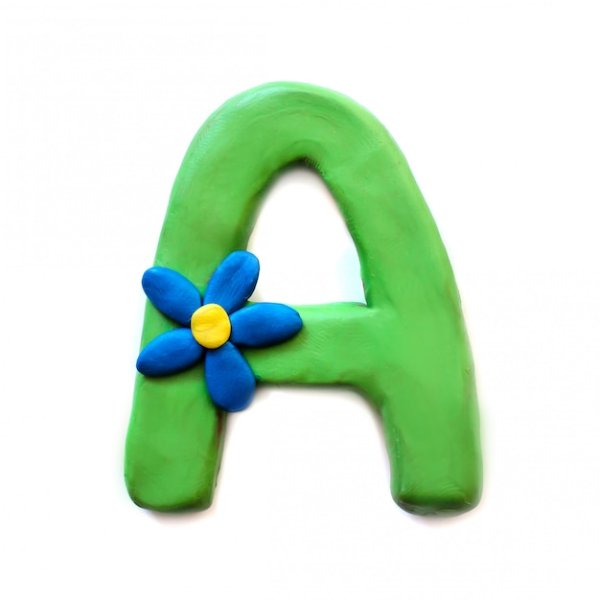 Пластилиновые буквы