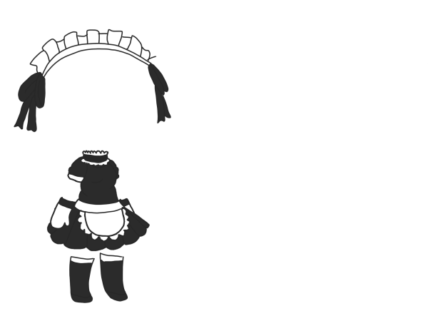 Платье горничной гача лайф