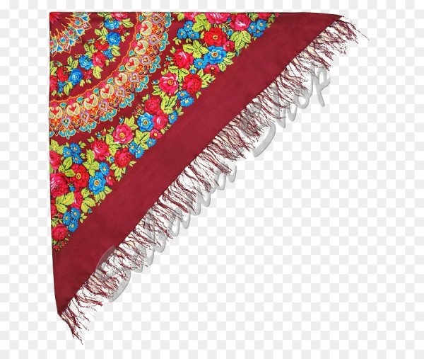 Платок на белом фоне