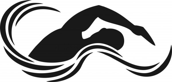 Плавание силуэт