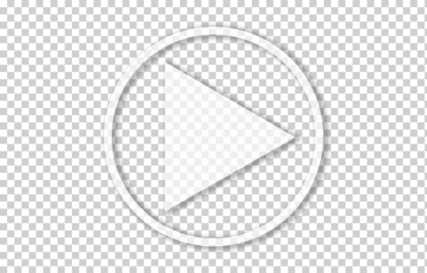 Значок плей на прозрачном фоне