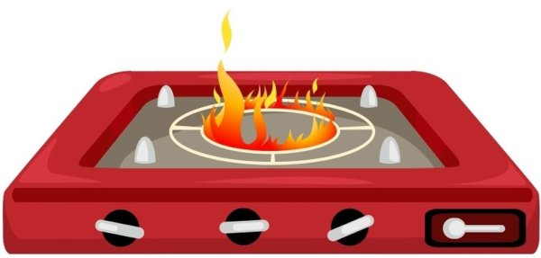 Газовая плита мультяшная