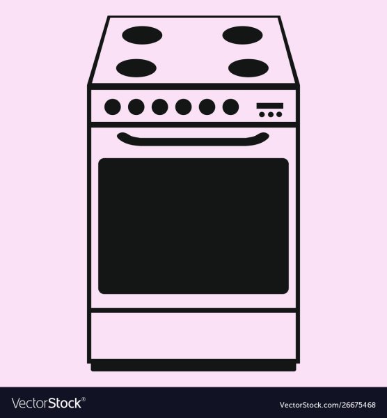 Газовая плита вектор