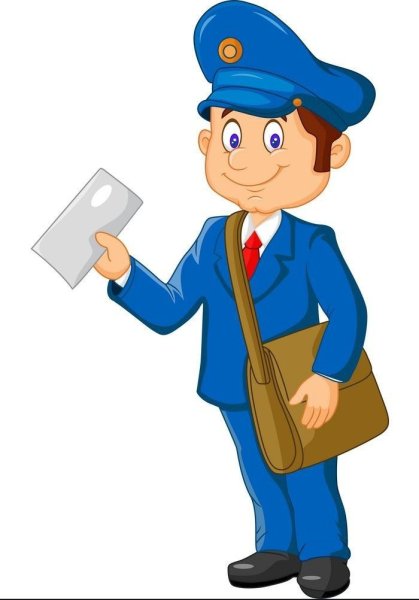 Почтальон мультяшный