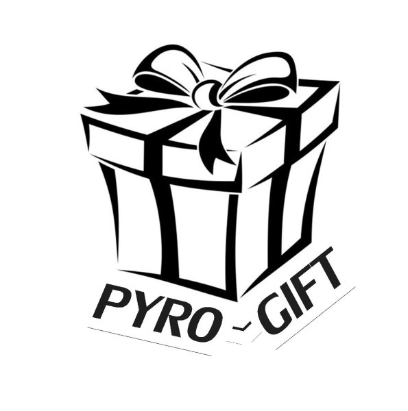 Подарок черно белый