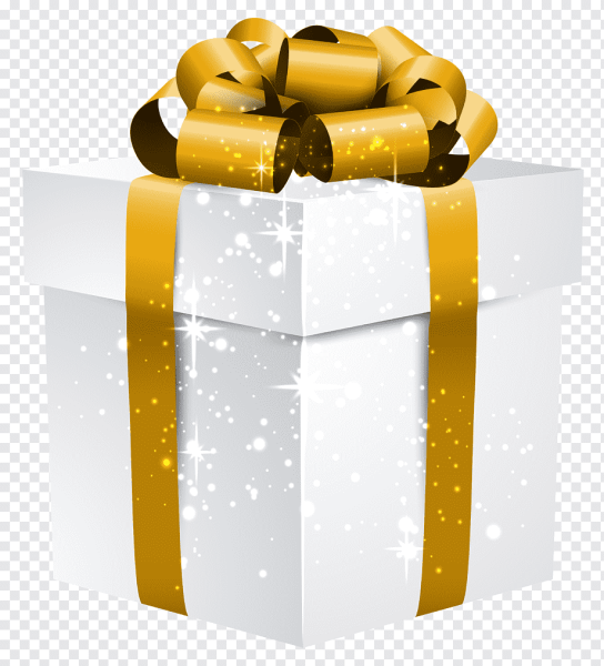 Коробка подарочная золотистая