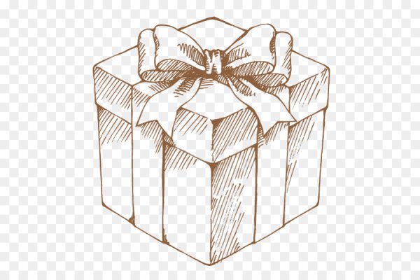 Подарочная коробка без фона