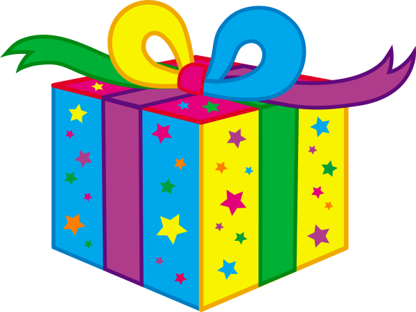 Мультяшные коробки с подарками