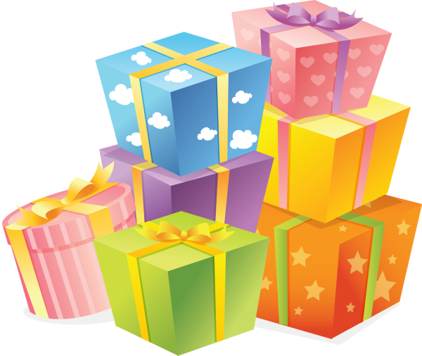 Гора подарков