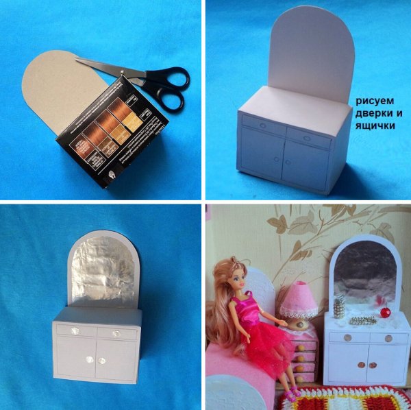 Мебель для Барби своими руками: создаем и украшаем домик куклы