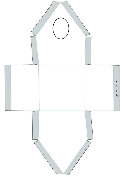 Скворечник из картона