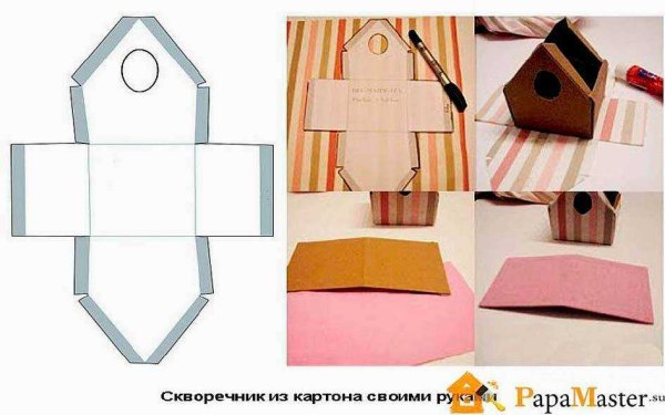 Скворечник своими руками из бумаги