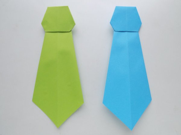 Рубашка из бумаги с галстуком - Студия творчества: Kid-Life