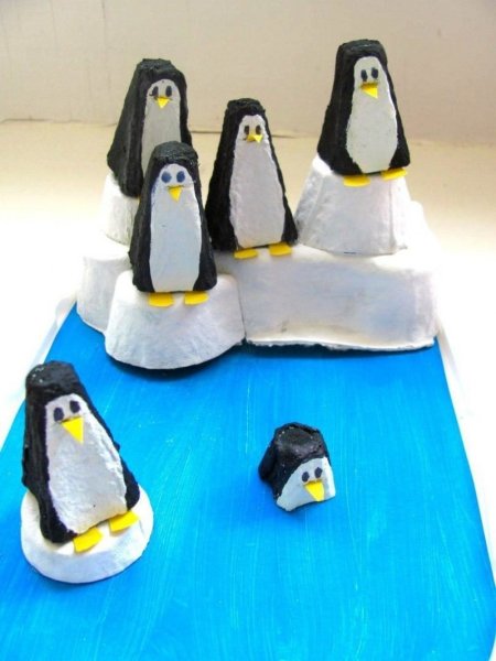 Аппликация Дрофа-Медиа Мягкая картинка Пингвины 4155