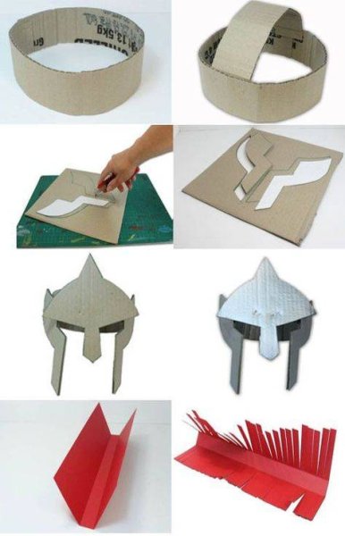 Оригами рыцарский шлем (43 фото)