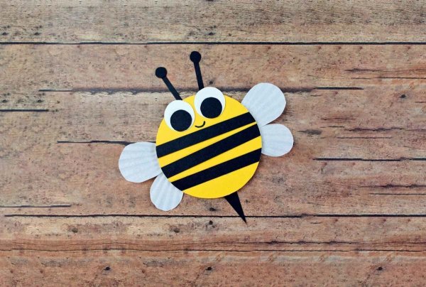 12 шт., Декоративные картонные наклейки в виде пчелы | AliExpress