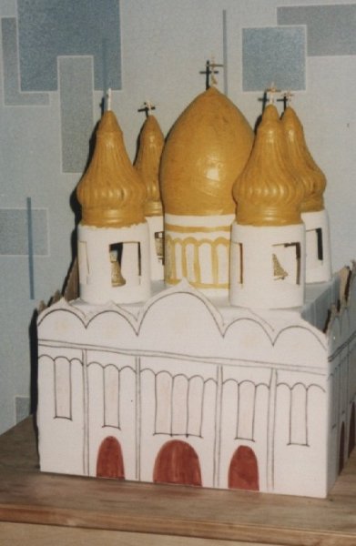Сборная деревянная модель храм на нерли Wooden Toys 80083