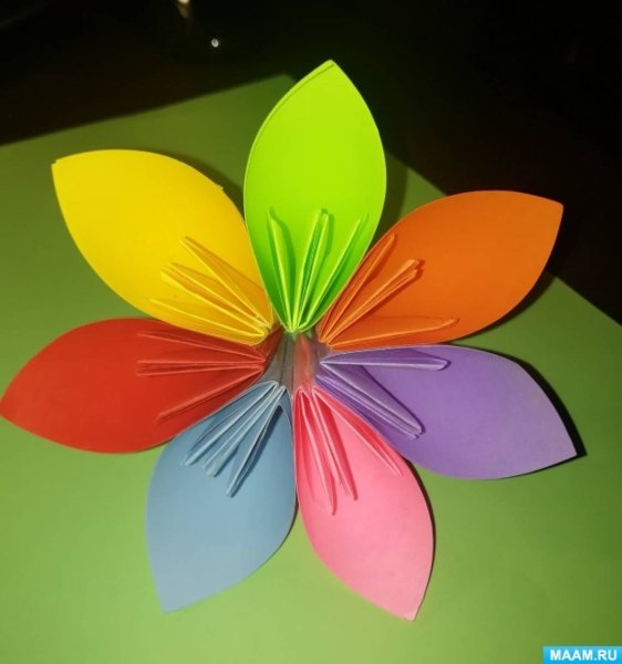 Как сделать цветик-семицветик с секретом из бумаги