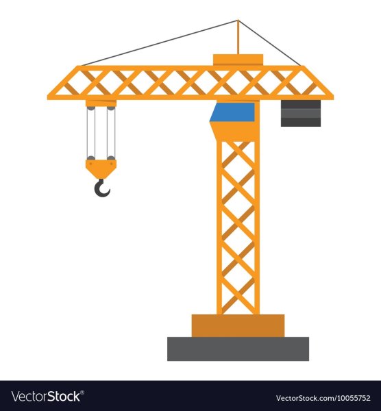Строительный кран иллюстратор
