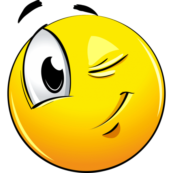 Смайлик подмигивание