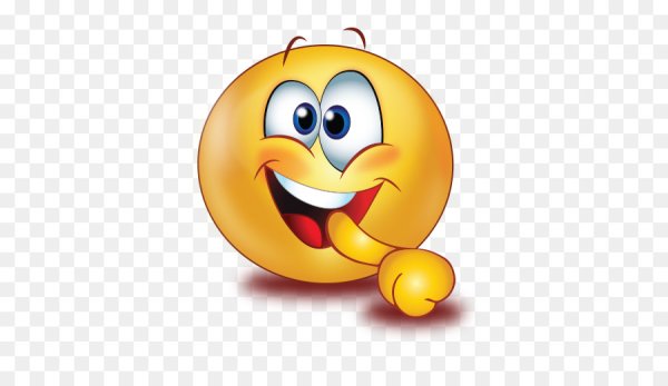 Желтый объемный смайлик