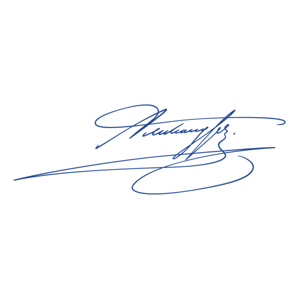 Подпись без фона