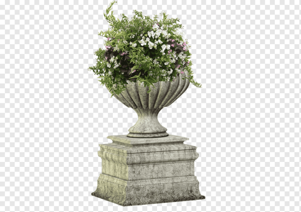 Вазоны с цветами во Дворце