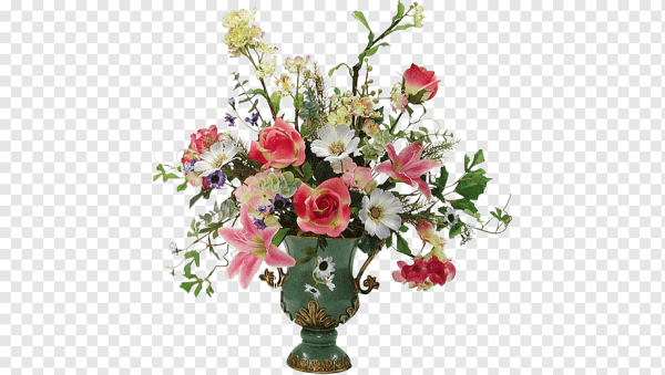 Букет в вазе без фона для фотошопа