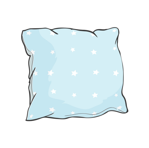 Подушка без фона мультяшная