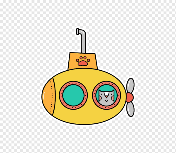 Подводная лодка нарисовать