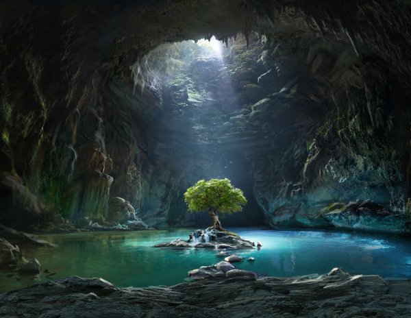 Сказочная пещера
