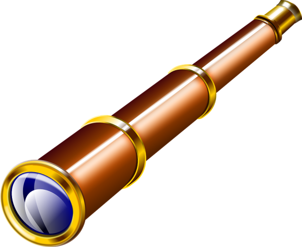 Подзорная труба без фона