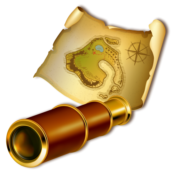 Пиратская атрибутика на прозрачном фоне