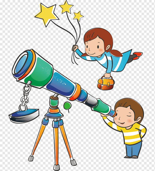 Телескоп мультяшный